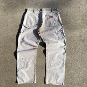 Vintage Dickies Distressed And Faded Tan Carpenter Pants